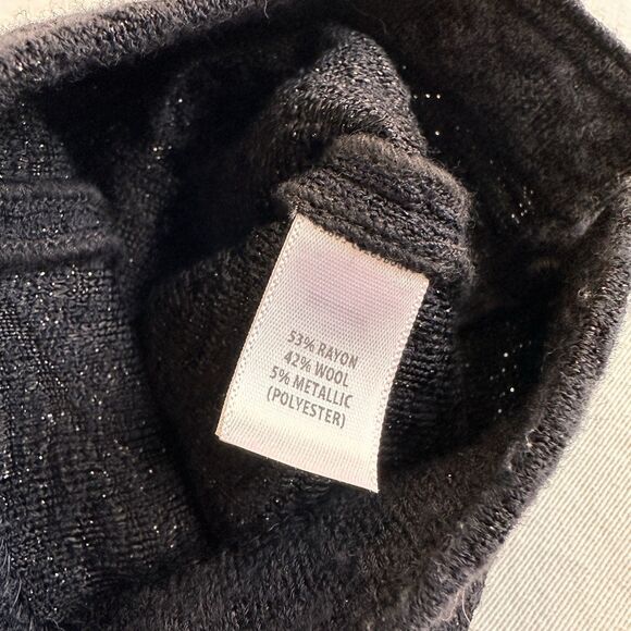 St John Black Floral Jacquard Textured Slim Leg Ankle Slit Pants Size 2 Metallic - Picture 5 of 7